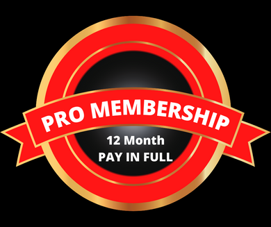 12 Month - PRO Membership
